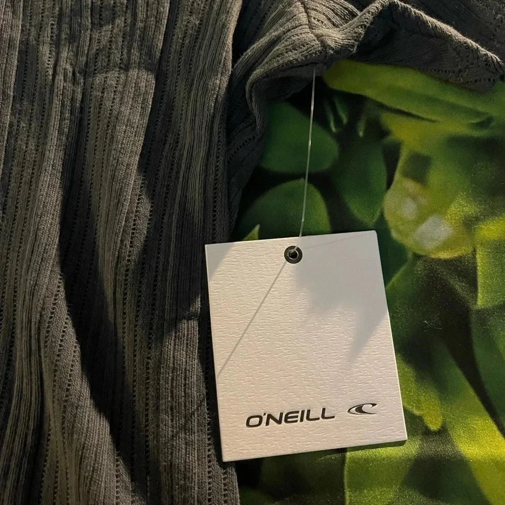 O'Neill Channing Knit Short Sleeve Top, SLATE, Size X-Large, NWT​